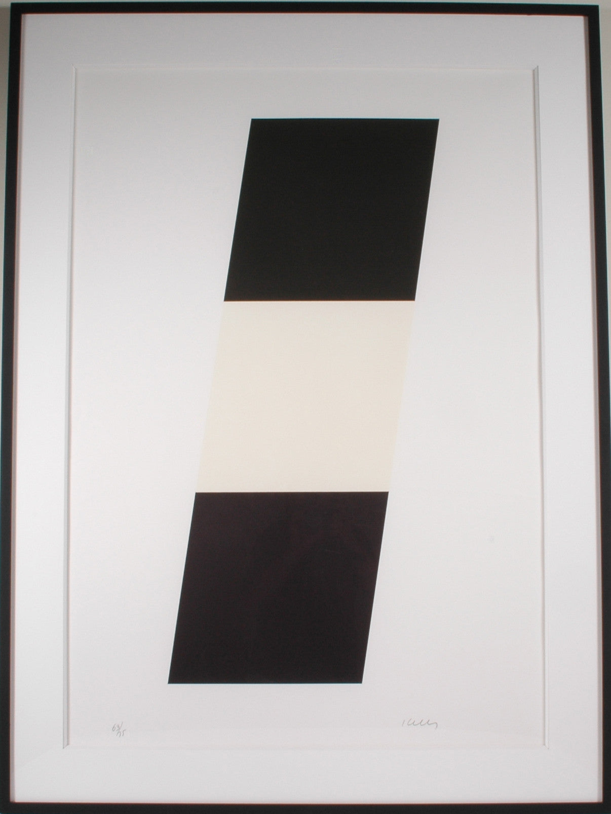 Ellsworth Kelly - Black/White/Black